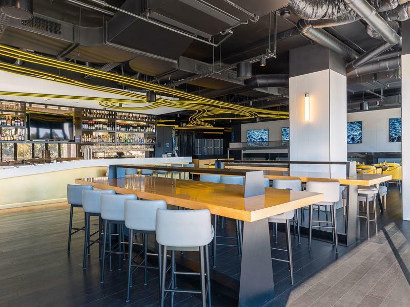 فندق Peppers Docklands ملبورن المظهر الخارجي الصورة The interior of the lounge